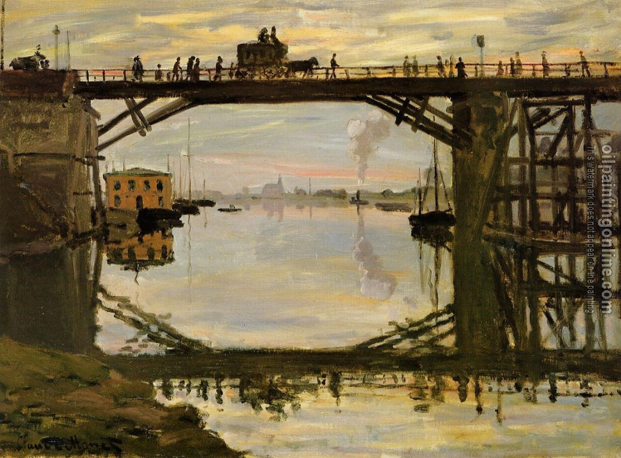 Monet, Claude Oscar - The Wooden Bridge